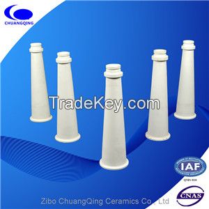 Wear Resistant Alumina Ceramic Cone-shaped Tubes