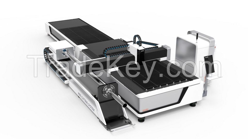 E-T CNC laser cutting machine for sheet and tube
