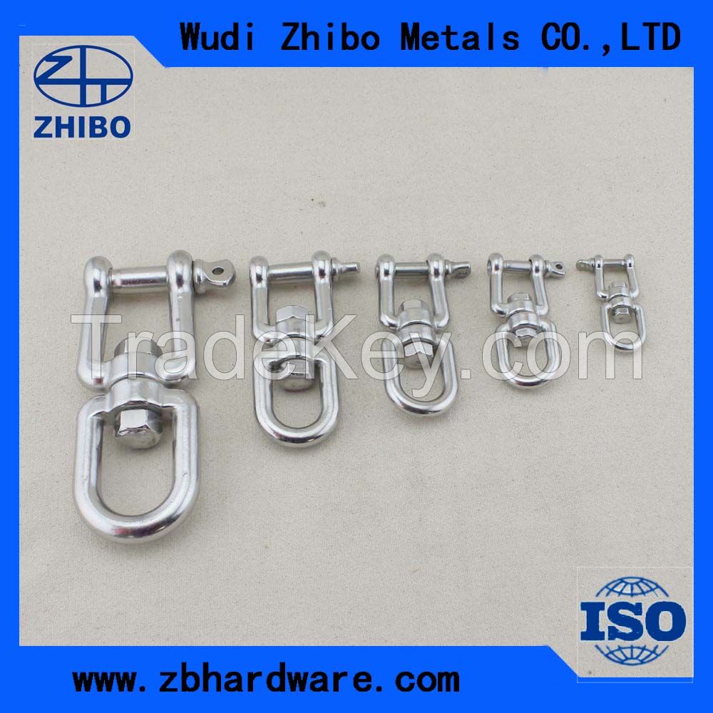 Stainless Steel Swivel Jaw And Jaw Chain Swivel Rigging Hardware