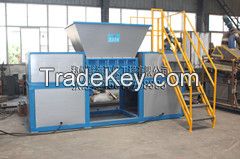 plastic film shredder processing machinery with durable blades