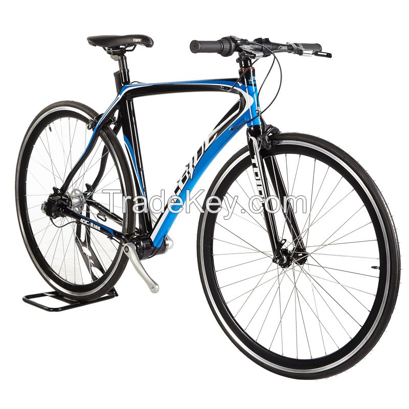 TDJDC-R100 Blue Style Chainless SHIMANO Inner 3-Speed SG-3R40 Derailleur 700c Aluminium Alloy Shaft Drive Road Bicycle For Age Over 14/ For Body Stature 160CM-195CM