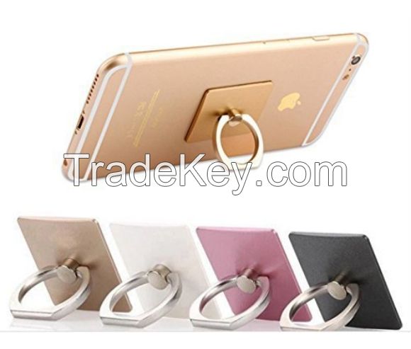 New Promotion Sticky Finger Ring Mobile Phone Holder 360 Degree Rotation Stand