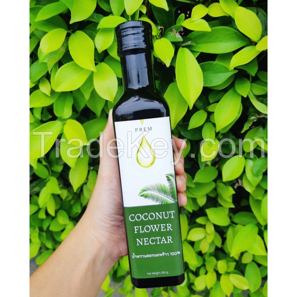 Coconut Flower Nectar 350g. (12.3 Oz.) in glass bottle 