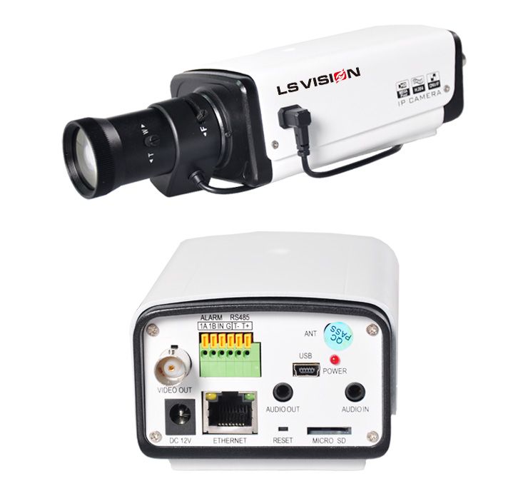 LS Vision 1.3 Megapixel HD 960P P2P IR Cut Onvif 2.4 IP Box Camera with Full Function (LS-HC130B-F)