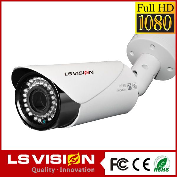 LS VISION Security Matel Housing Bullet Led Array CCTV Camera