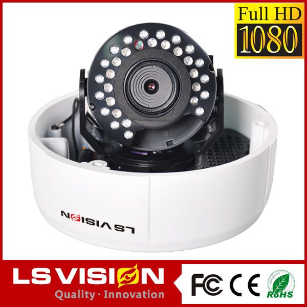 LS VISION Lowest Price Varifocal Lens Dome H.264 Vandalproof IP Camera