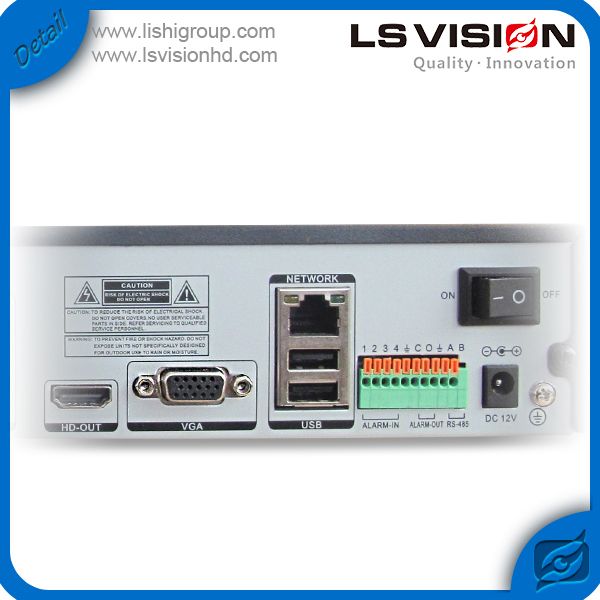 LS VISION 1080p security recorder Analog hybrid DVR