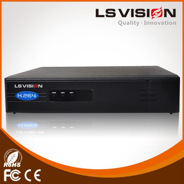 LS VISION 1080P 4CH NVR with built-in POE