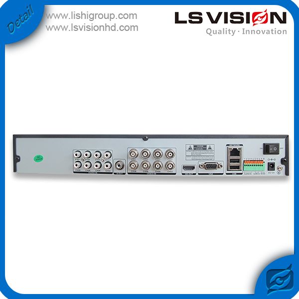 LS VISION 8CH hybrid AHD DVR ip camera & ahd camera