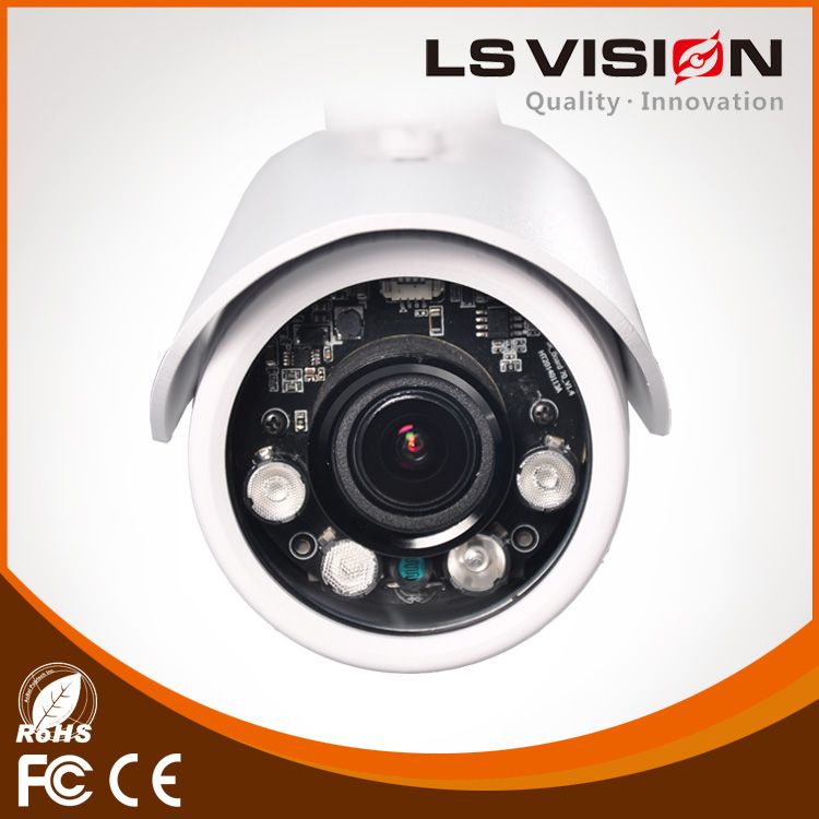 LS Vision Outdoor H.265 / HEVC 4MP Varifocal Lens IR POE IP Bullet Camera (LS-VHD401W-P)