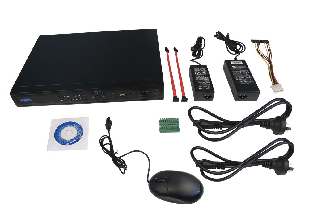 LS VISION face detection cctv dvr with poe power supply