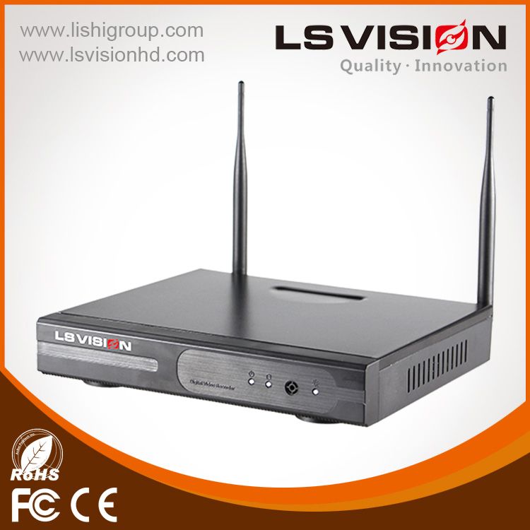 LS VISION 4CH WIFI NVR stable network 2.4G wireless signal