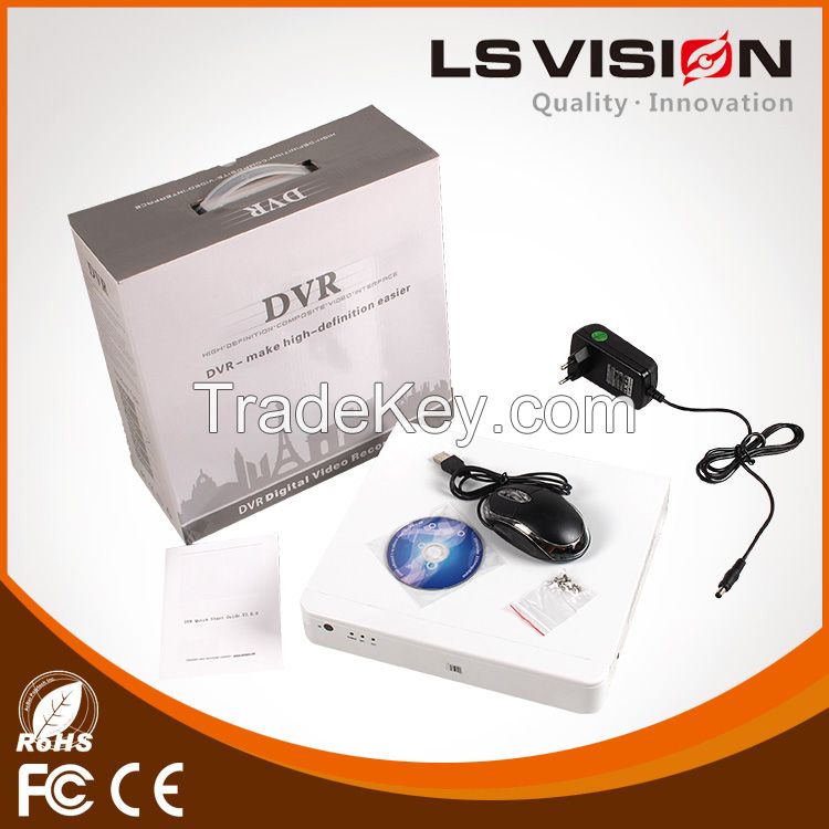 LS VISION HD camera 720P H.264 Standard 4CH DVR hot selling (LS-AVR7104)