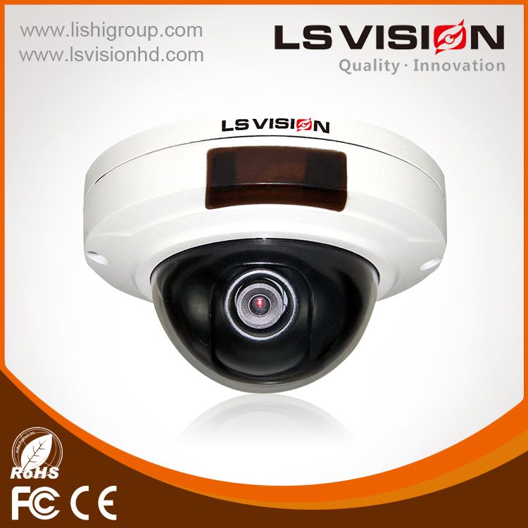 LS VISION New Type 1080P Ip Poe p2p Dome Camera with SD Card Slot (LS-FHC200DVIR-P)