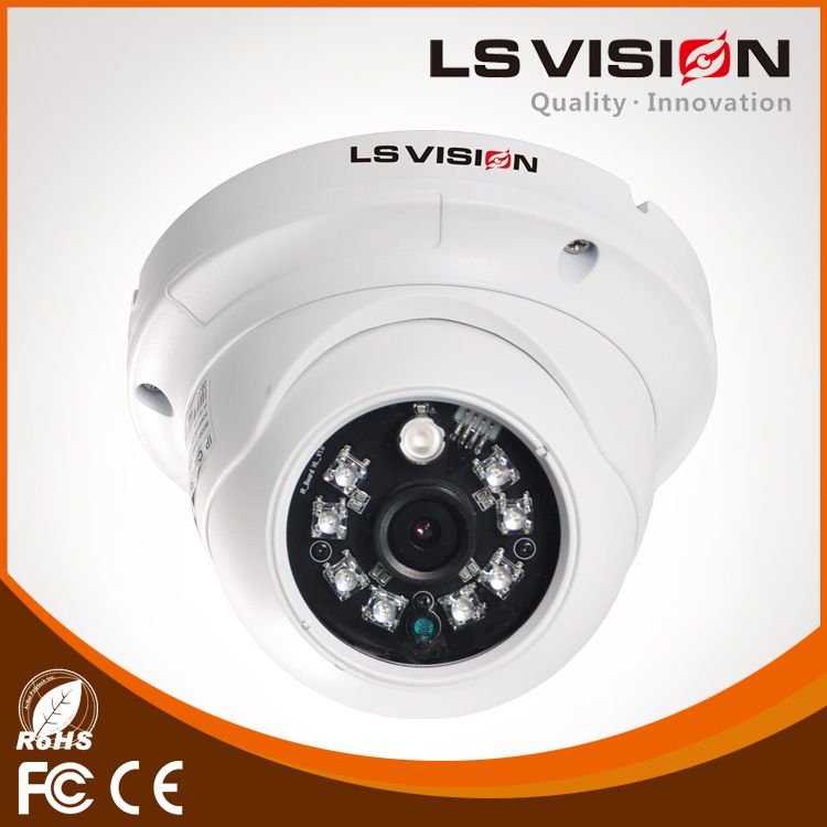 LS Vision mjpeg dome indoor ip camera,mobile home security system,multiple network monitoring LS-FHC201DVIR-P