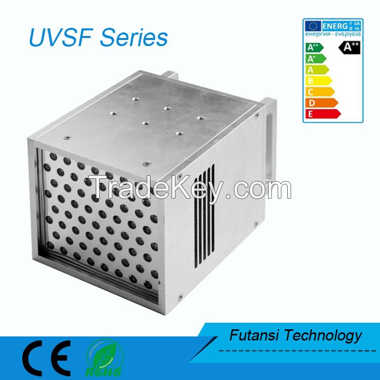 100X100mm emitting area UV LED surface light source curing device