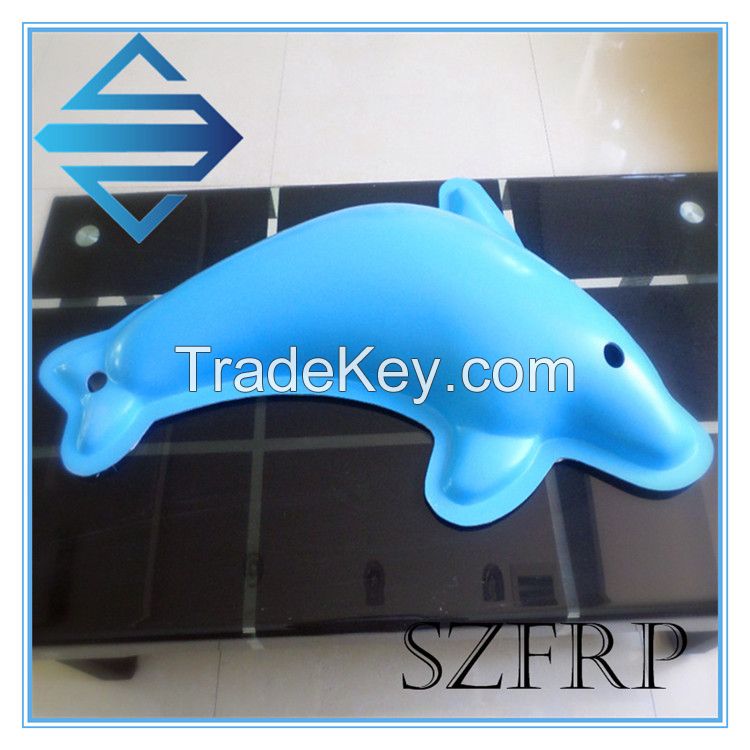 fiberglass dolphin sculpture