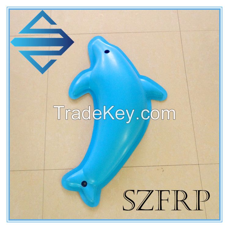fiberglass dolphin sculpture