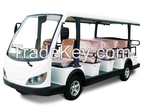 New Design 14 seats 5KW 38KM/H Electric Shuttle Bus