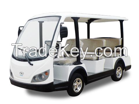 8 seats Electric Tourist Car With Power Steering shuttle bus