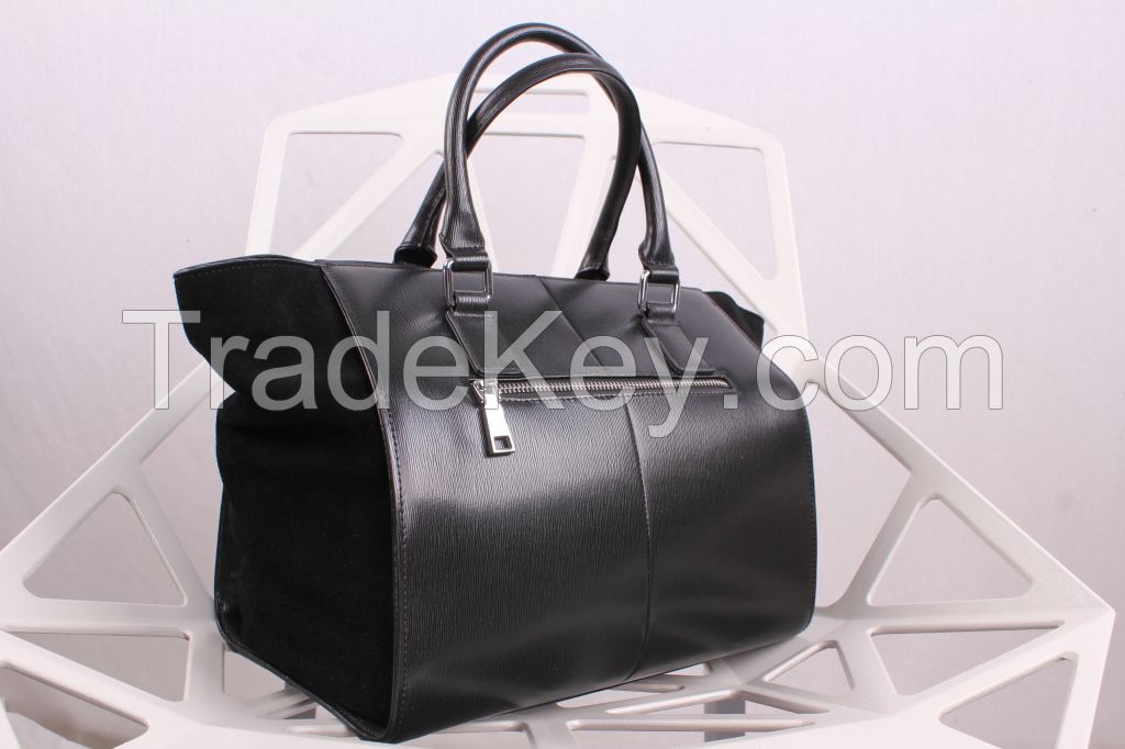 Genuine Leather Handbag Lady Shoulder Handbag Tote Bags