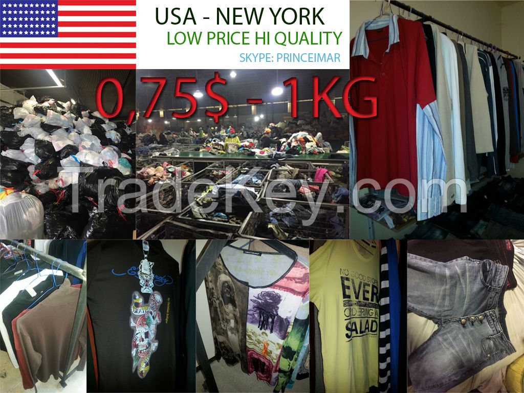 Used clothes women men children form USA - New York!