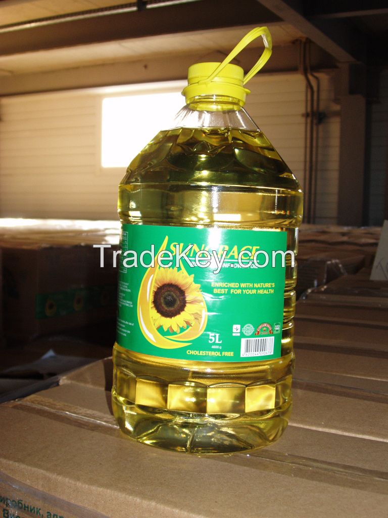 Sunflower oil, refined, deodorized, not refined, frozen out, worm-pressed
