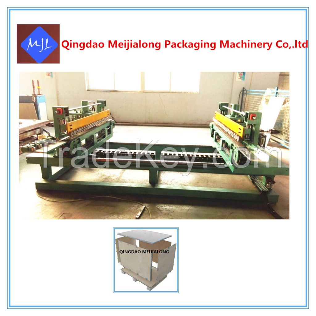 nailless wood box automatic making machine