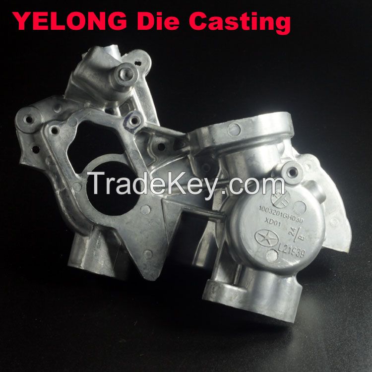 Customized aluminum die casting pump housing maker for vehicle