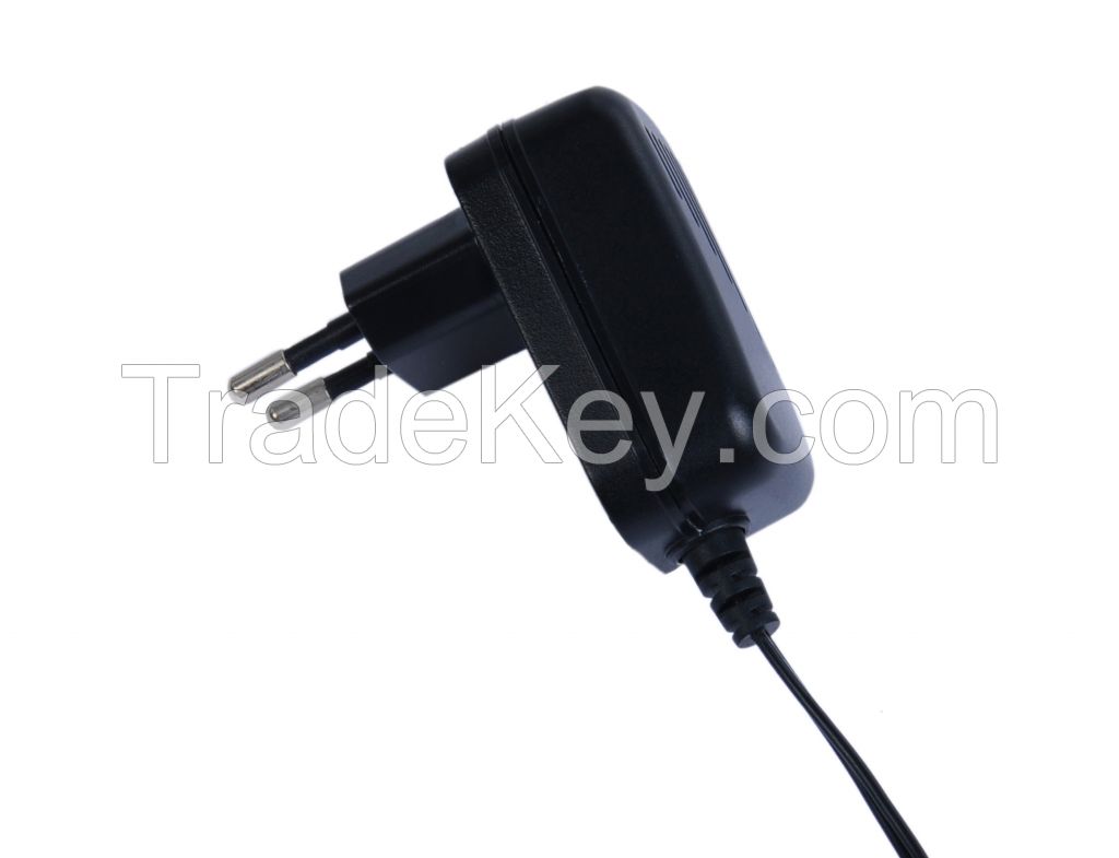 A25 6W 5V1A EU Plug power charger with global certificates and energy level VI