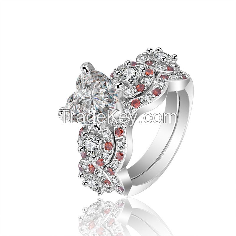 925 Silver Sterling Wedding Ring Set for Women