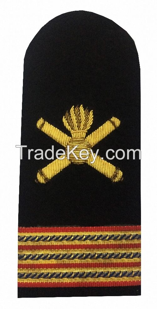 HAND EMBRIODED BADGES & UNIFORM ACCESSORIES