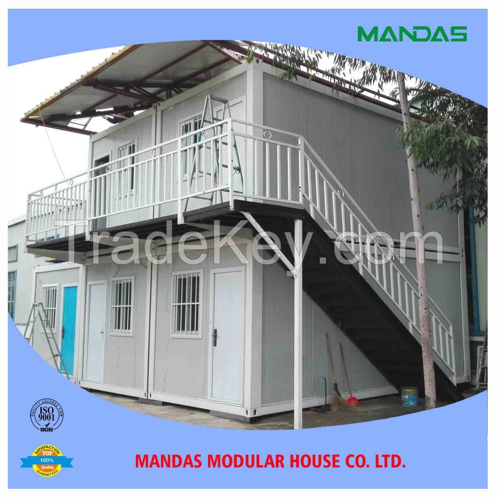 prefabricated containers/prefab shipping container housing/prefab luxury houses flat