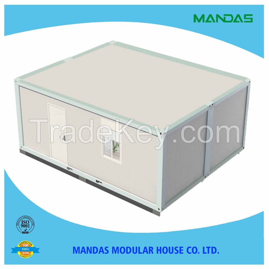 Quality Reliable Flat packed container house for sale/Prefab house container office/ISO container house wholesale price