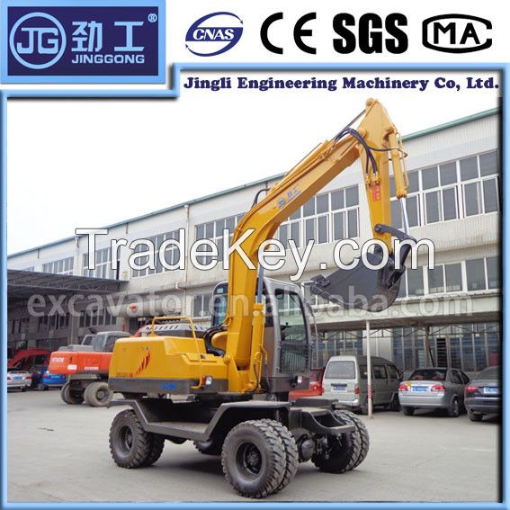 JG90S 8.5 tons new wheel excavator for sale with amazing price