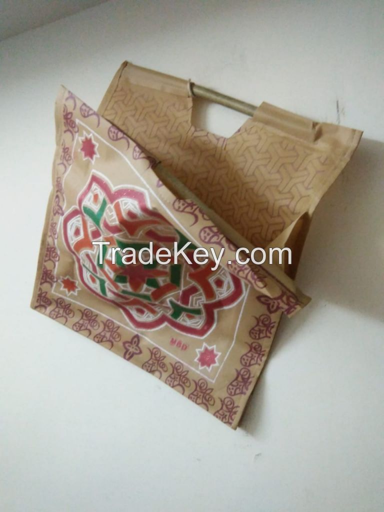 Wooden Handle Bag