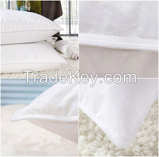 Best quality super firm white duck feather down pillow insert