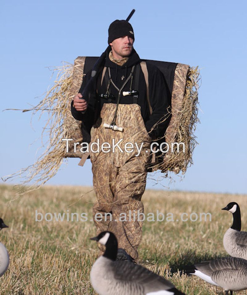 Folding camo ground hunting blinds