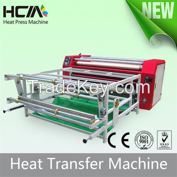 Roll to roll textile heat transfer printing machine for sale