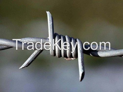 Pvc coated barbed wire