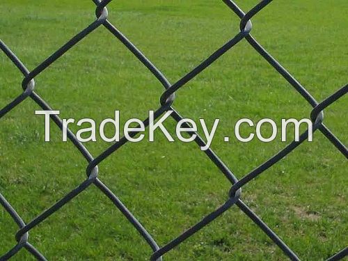 China factory electro galvanized & hot dipped galvanized & pvc coated chain link fence panels 