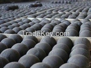 China high chrome alloy 26% 65HRCforged grinding steel ball