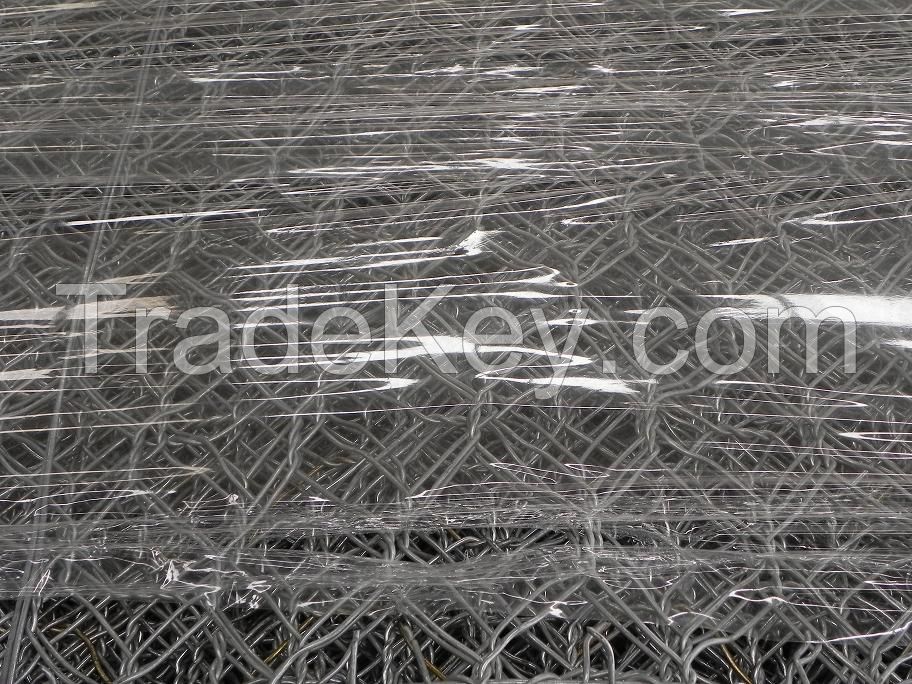 hot dipped galvanized gabion mesh / stone cage / stone gabion netting from stock