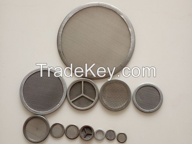 stainless steel element filter/stainless steel reps woven mesh fileter/copper mesh filter disc