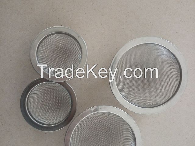 Stainless steel wire mesh filter cap/filter strainer/filter basket