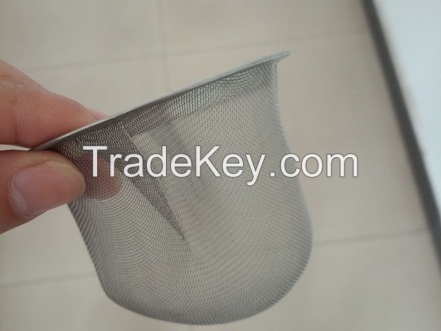 stainless steel mesh filter cap 
