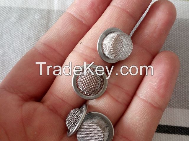 Stainless steel wire mesh filter caps/ss filter strainer/metal mesh filter basket