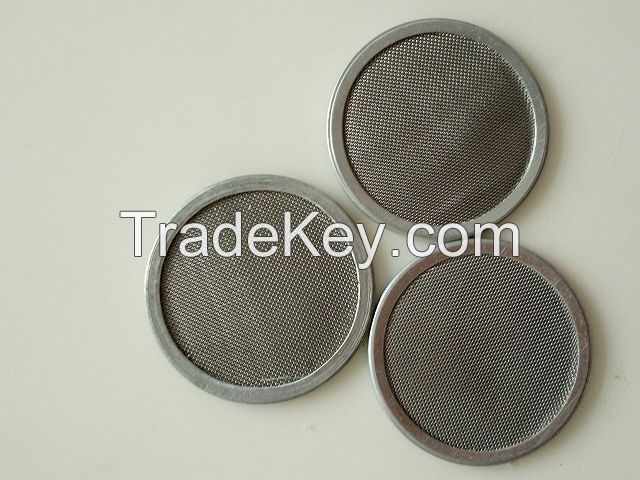 2016 new products 0.5mm 300 Micron Stainless Steel Wire Mesh Coffee Filter Disc