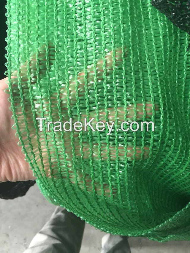 HDPE sunshade net green / black
