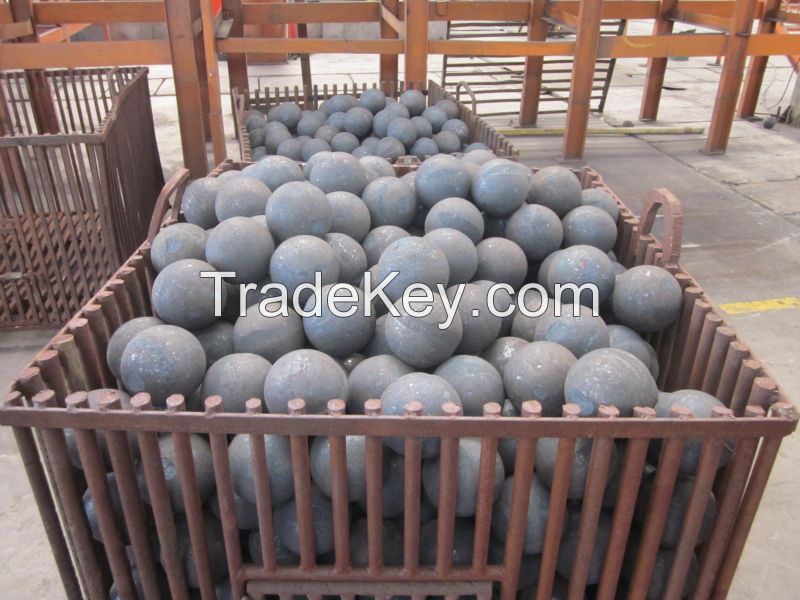 20-150mm africa mining forged grinding steel balls for copper mining ball mill